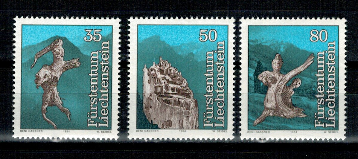Liechtenstein 1984 - Legende, serie neuzata