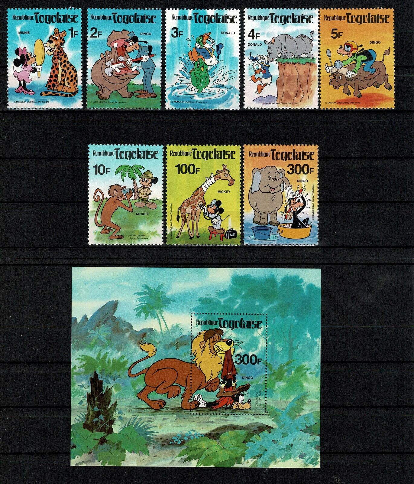 Togo 1980 - Disney, desene animate, serie+colita neuzata