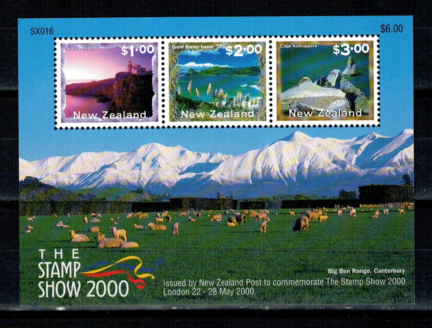 New Zealand 2000 - Vederi, expo, bloc neuzat