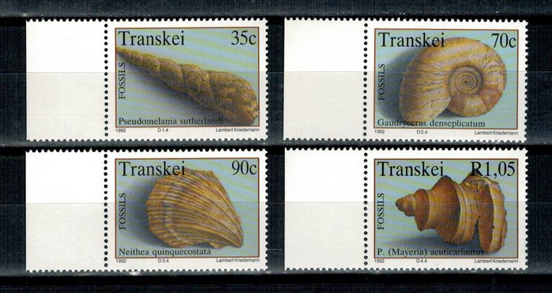 Transkei 1992 - Fosile, cochilii,  serie neuzata