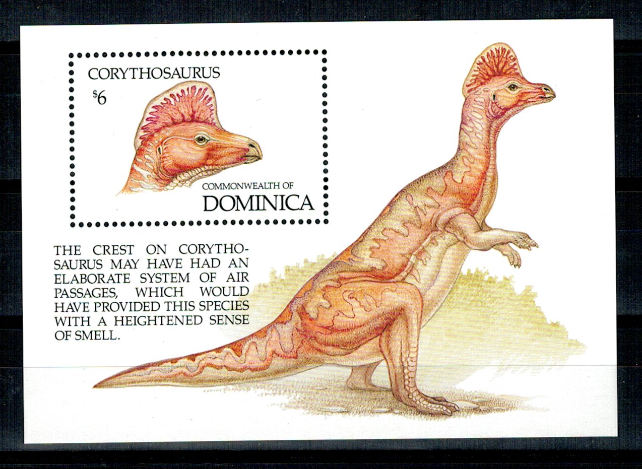 Dominica 1992 - Fauna preistorica, colita neuzata