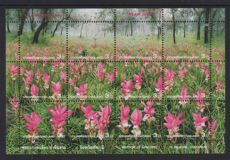 Thailanda 2000 - Flori de padure, KLB neuzat