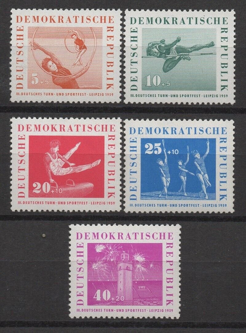 DDR 1959 - Sport, serie neuzata