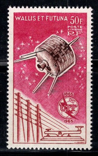 Wallis & Futuna 1965 - ITU, satelit, neuzat