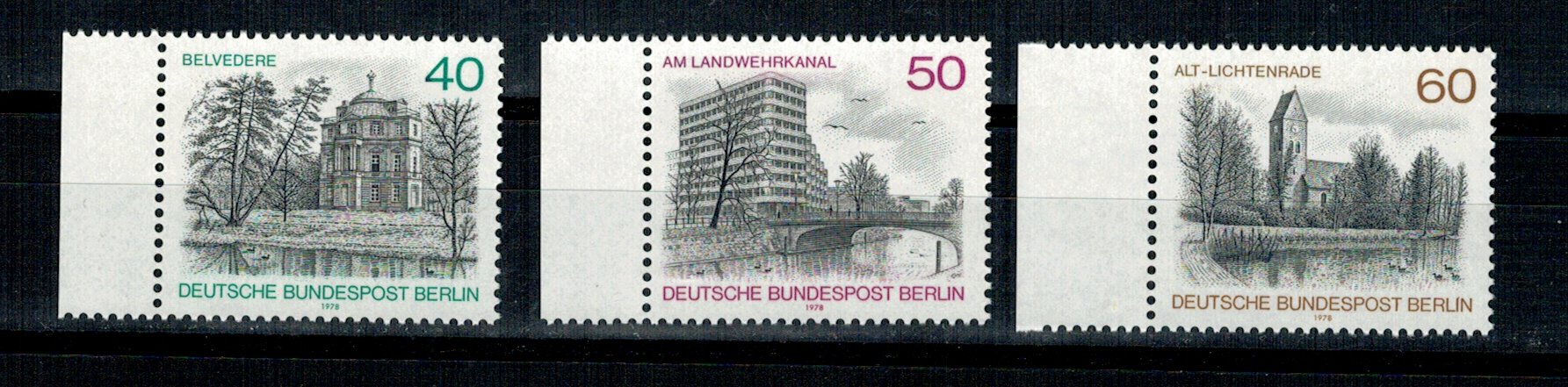 Berlin 1978 - Vederi, arhitectura, serie neuzata