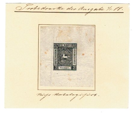 Braunschweig 1888 - Posta locala, 3pF eseu