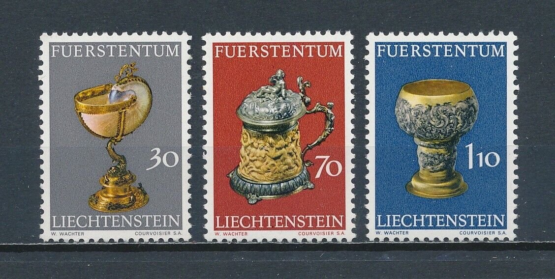 Liechtenstein 1973 - Antique Drinking Vessels, serie neuzata