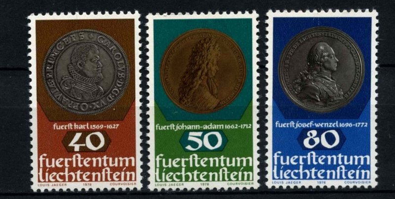 Liechtenstein 1978 - Monede si medalii, serie neuzata