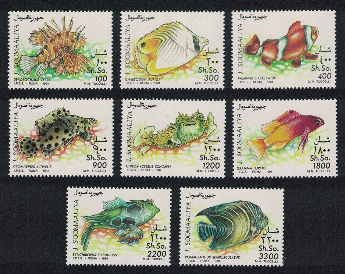 Somalia 1994 - Pesti, fauna marina, serie neuzata