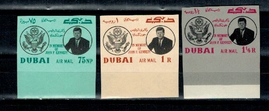 Dubai 1964 - J.F. Kennedy, serie ndt neuzata