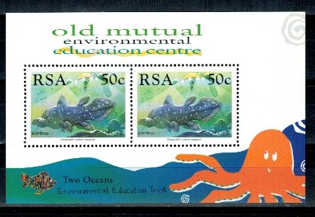 Africa de Sud 1997 - Fauna din oceane, bloc neuzat