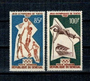 Senegal 1964 - Jocurile Olimpice, serie neuzata