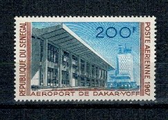Senegal 1967 - Aeroportul Dakar, neuzat