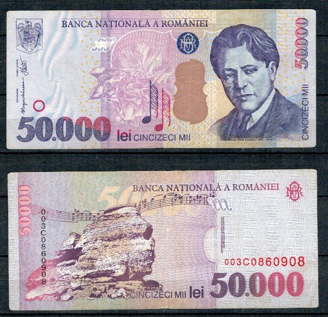 Romania 2000 - 50.000 lei, circulata