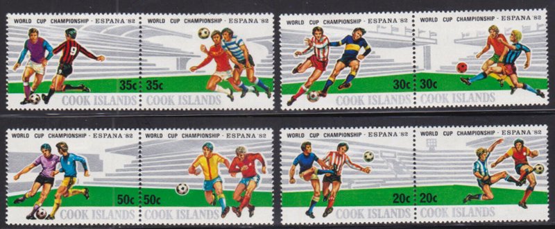 Insulele Cook 1981 - Fotbal, serie neuzata