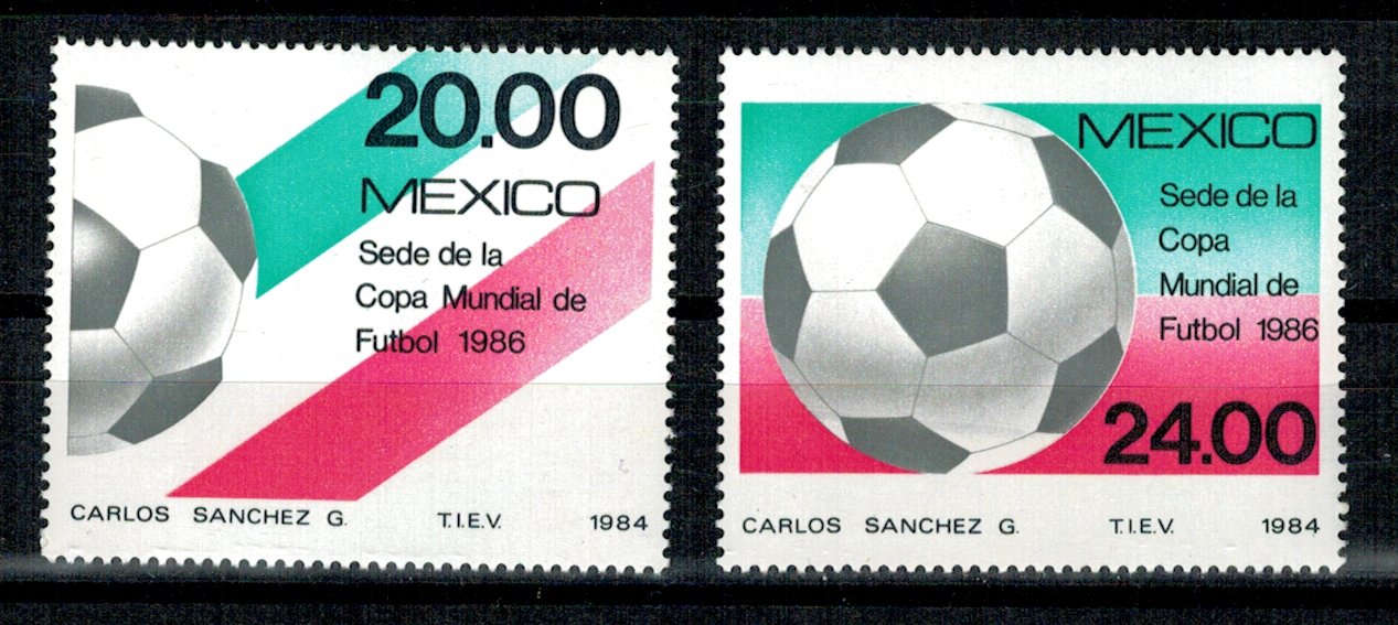 Mexic 1984 - Campionatul mondial de fotbal, serie neuzata