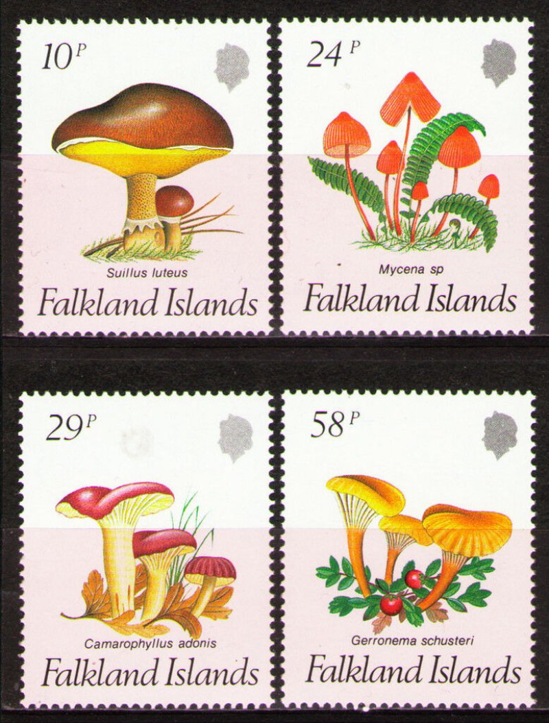 Falkland Islands 1984 - Ciuperci, serie neuzata