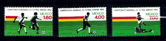 Mexic 1982 - C.M. fotbal, serie neuzata