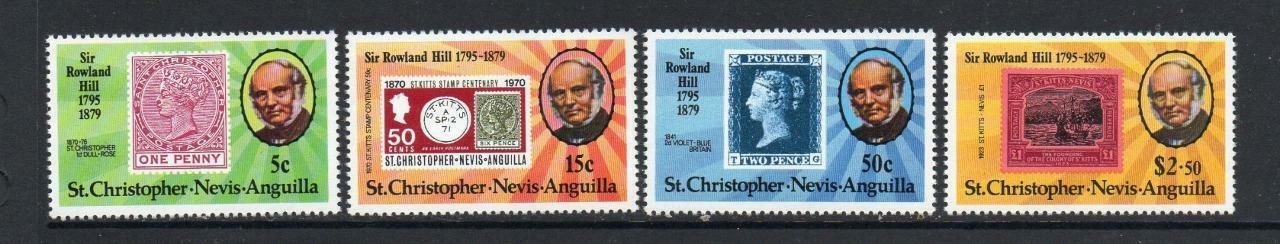 St Christopher Nevis Anguilla 1979 - Rowland Hill, serie neuzata