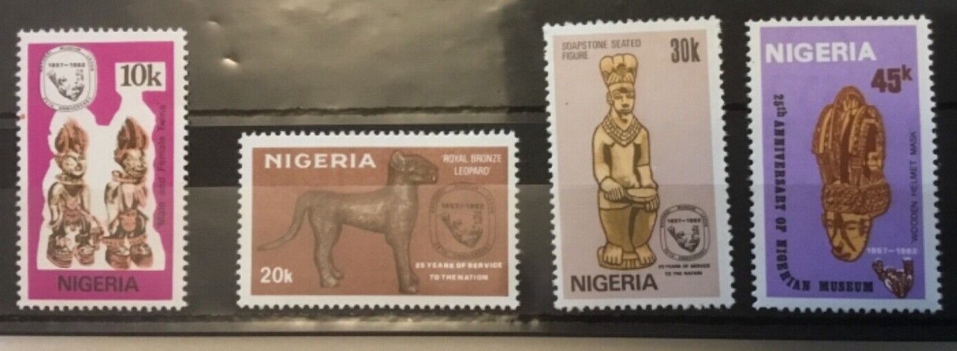 Nigeria 1982 - Muzeul national, arta, serie neuzata