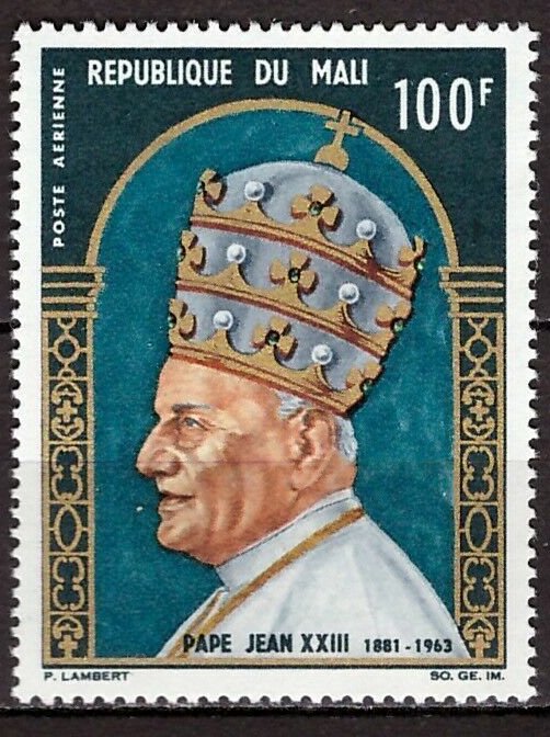 Mali 1965 - Papa Ioan al XXIII-lea, neuzat