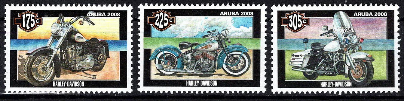 Aruba 2008 - Motociclete Harley-Davidson, serie neuzata