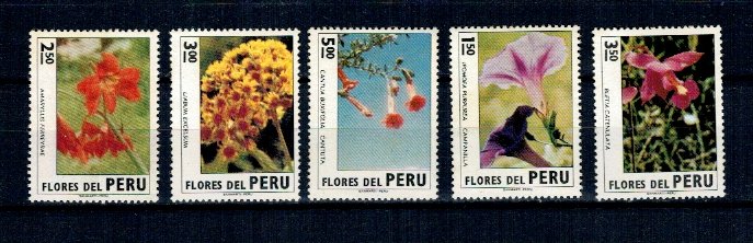 Peru 1972 - Flori, serie neuzata
