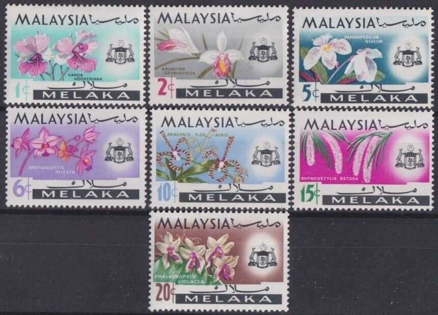 Melaka(Malaysia) 1965 - Flori, orhidee, serie neuzata