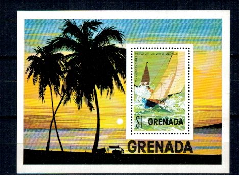 Grenada 1975 - Pan American Games, colita neuzata