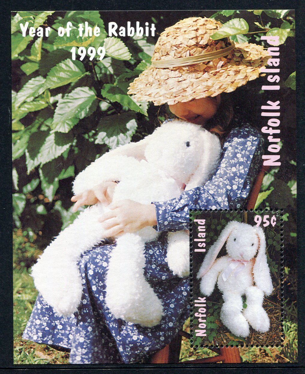Norfolk Island 1999 - Anul iepurelui, colita neuzata