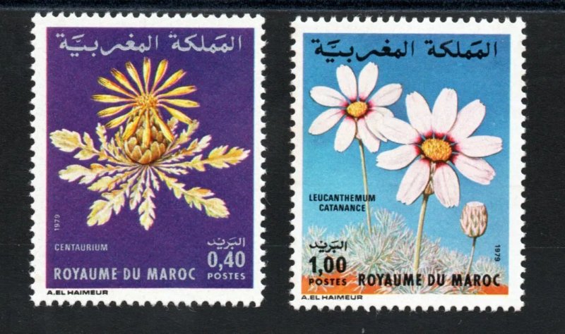 Maroc 1979 - Flori, serie neuzata