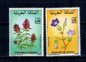 Maroc 1992 - Flori, serie neuzata