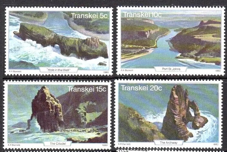 Transkei 1980 - Turism, serie neuzata