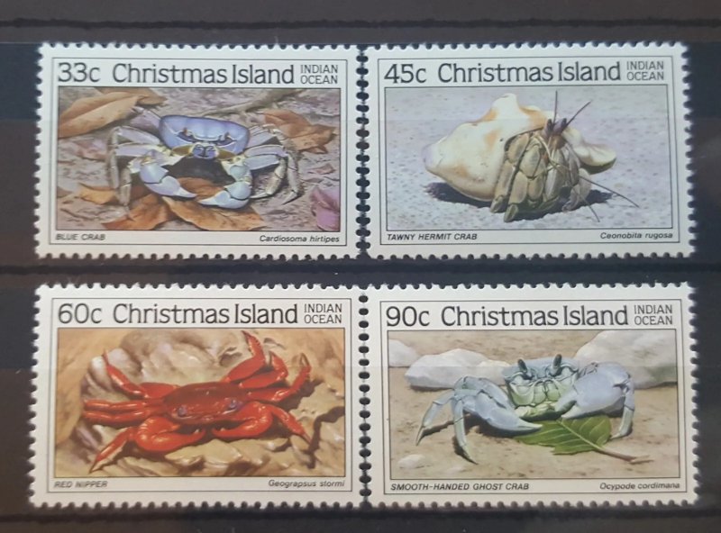 Christmas Island 1985 - Crabi (II), fauna, serie neuzata