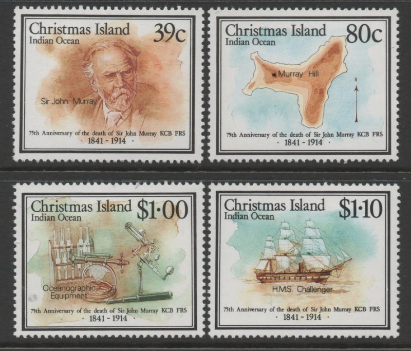 Christmas Island 1989 - Sir John Murray, serie neuzata