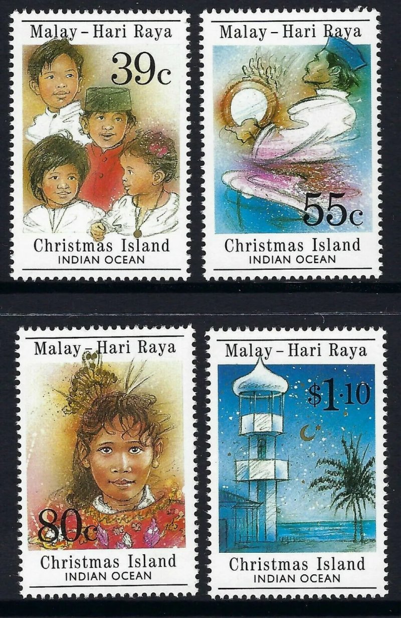 Christmas Island 1989 - Obiceiuri, Hari Raya, serie neuzata