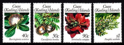 Cocos (Keeling) Islands 1989 - Flora, plante, serie neuzata