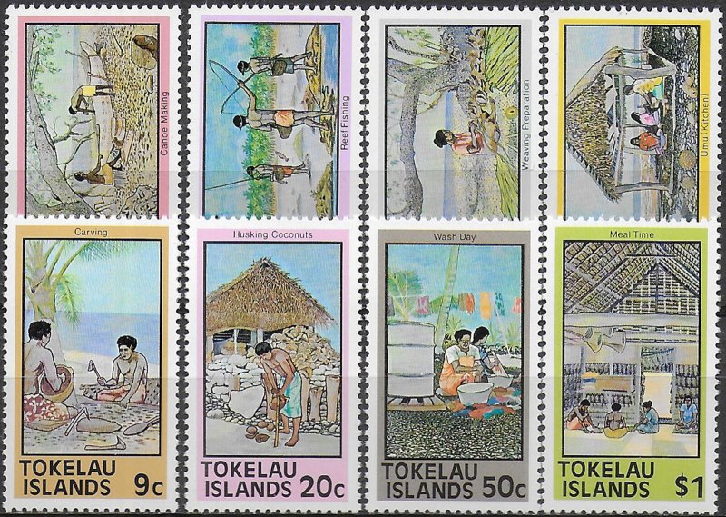 Tokelau 1976 - Motive locale, serie neuzata