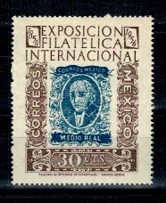 Mexic 1956 - Ziua marcii postale, neuzat