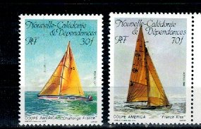 New Caledonia 1987 - Veliere, navigatie, serie neuzata