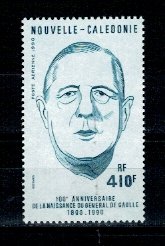 New Caledonia 1990 - Generalul de Gaulle, neuzat
