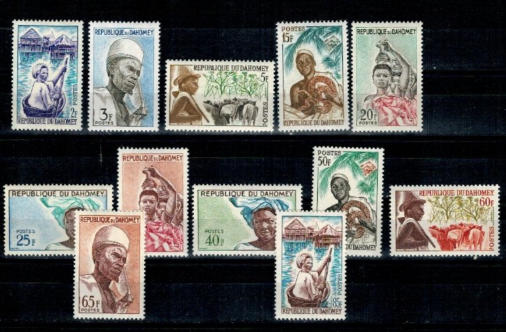 Benin (Dahomey) 1963 - Motive locale, localnici, serie neuzata