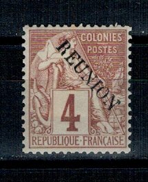 Reunion 1891 (colonie franceza) - Mi 19 nestampilat