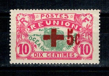 Reunion 1915 (colonie franceza) - Crucea Rosie, supr., neuzat