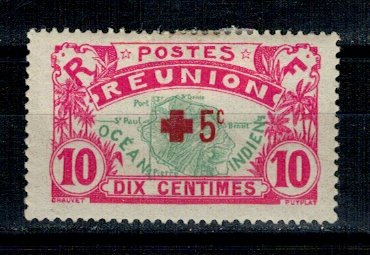 Reunion 1916 (colonie franceza) - Crucea Rosie, supr., nestampil