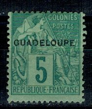 Guadeloupe 1891 - Mi 15 nestampilat
