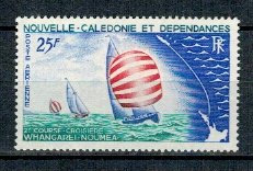 New Caledonia 1967 - Regatta, navigatie, neuzat