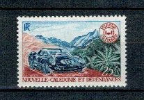 New Caledonia 1968 - Safari, curse de masini, neuzat