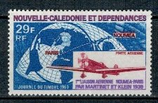 New Caledonia 1969 - Ziua marcii postale, avion, neuzat