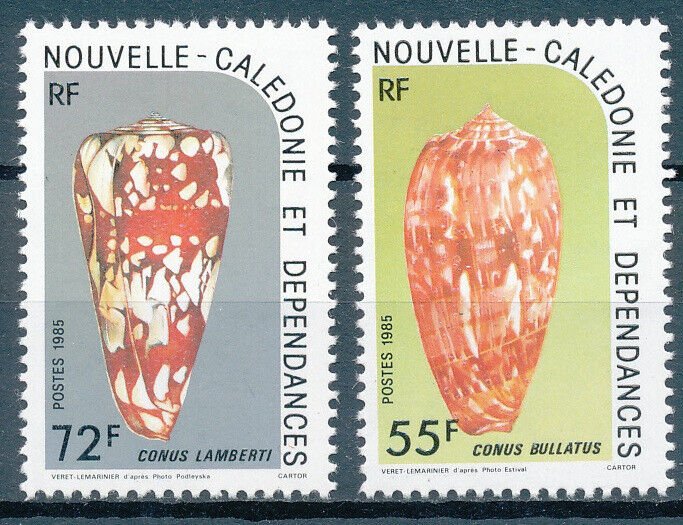 New Caledonia 1985 - Cochilii, fauna, serie neuzata